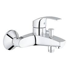Typisch grohe glänzen alle armaturen der serie allure mit leichter bedienung und robuster oberfläche. Grohe Eurosmart Wannen Armatur Aufputz Chrom Insani24 Badshop