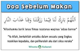 Kiranya tak kisah majlis rasmi atau tidak rasmi, doa ringkas ini boleh diucapkan untuk memohon rahmat dari nya. Doa Doa Makan