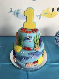 2nd Birthday 1st Birthday Baby Shark Cake Baby Shark Cake Super Simple Songs Shark Themed Birthday Party Ocean Birthday Party Shark Birthday Party