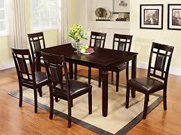 Choose from our collection of cherry dining room furniture. The Room Style 7 Pc Dark Cherry Finish Solid Wood Dining Table Set Table And 6 Chairs Buy Online In Angola At Angola Desertcart Com Productid 19570323
