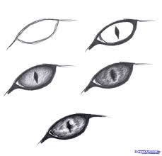 Begin by drawing a long, curved line to outline the top of the eye. Drawing Step By Step Dragon Eye Drawing Easy