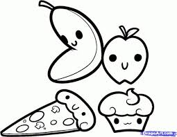 Cute coloring pages food easy. 27 Inspiration Picture Of Cute Food Coloring Pages Albanysinsanity Com Kawaii Coloring Pages Cute Coloring Pages Drawing Kawaii