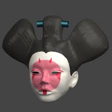 3d Model Of Animatronic Geisha Head From Ghost In The Shell Etsy In 2020 Ghost In The Shell Geisha Japanese Geisha