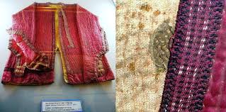 15th century ottoman kazaghand belonging to grand vizier mahmut pasha 1474 a jacket with a silk outer layer a layer of padding with a zirah mail shirt