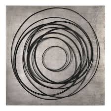 Black And Silver Metal Wall Decor Uttermost Whirlwind Iron Coils Wall Art Black Metal Wall Art Silver Metal Wall Art