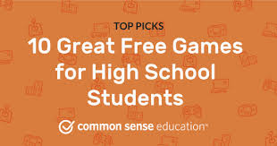 Some love vocabulary games and quizzes and tests where they get a little thrill out of studying and doing well by. 10 Great Free Games For High School Students Common Sense Education
