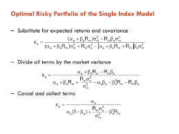 Selain itu juga untuk mengukur kemampuan dalam dalam bidang yang akan. Single Index Model Lecture 4 Ppt Download