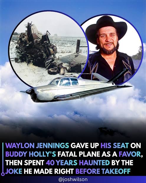 That's the last thing I ever said to him," Waylon Jennings recalled of the offhand remark he made to Buddy Holly moments before his friend boarded the small charter aircraft that would