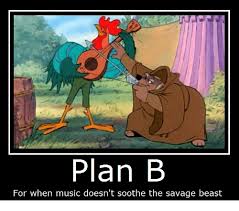 Maybe you would like to learn more about one of these? Plan B For When Music Doesn T Soothe The Savage Beast It A Music Meme On Me Me