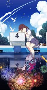 Uchiage Hanabi Shita Kara Miru Ka Yoko Kara Miru Ka 1993 Sambut Anime Uchiage Hanabi Shita Kara Miru Ka Yoko Kara Miru Ka Kaori Nusantara