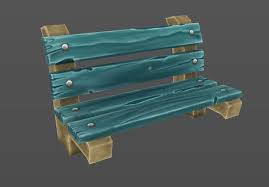 Low Poly 3d Modeling Project For An Online Game Banc