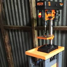 Holds up to 36 parallel clamps and make it from. Rolling Drill Press Cart With Bonus Storage Lazy Guy Diy