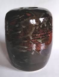 Possibly French Stoneware Vase Stunning Art Pottery Antique Pottery Art Stoneware Vase