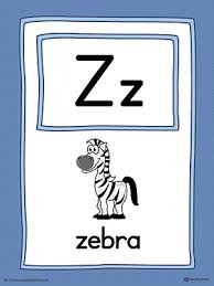 It denotes that the security is either a special class of preferred stock, a stub security, represents a limited partnership interest or is a special class of warra. Letter Z Large Alphabet Picture Card Printable Color Myteachingstation Com