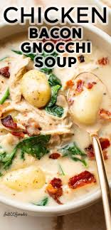 Chicken Bacon Gnocchi Soup Gnocchi Recipes Soup Crockpot Soup Recipes Gnocchi Soup
