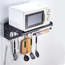 uk microwave oven rack wall mounted