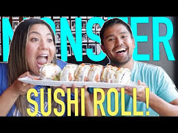 Deli sushi & desserts asub kohas san diego. The Monster Roll Sushi Deli Desserts Munchin Mondays Youtube