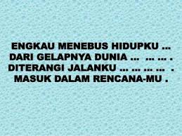 Buat anugrah yang kau bri. Bahasa Inggris Terima Kasih Tuhan Atas Segalanya