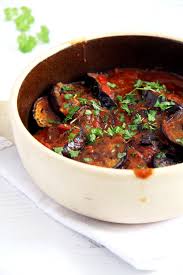 Eggplant Stew In Tomato Sauce Recipe Eggplant Tomato Recipe Eggplant Recipes Eggplant Zucchini