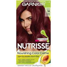 Get inspired by fabulous shades of auburn with copper, mahogany, russet, and reddish elements for stylish and chic hairstyles. Nutrisse Nourishing Color Creme Medium Reddish Brown 56 Garnier