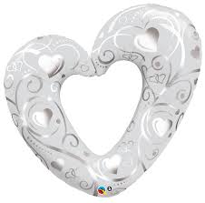 Use it in your personal projects or share it as a cool sticker on. Ballon Paradies Zeulenroda Xxl Folienballon Herz Weiss Silber Heliumgefullt