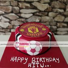 Find the cutest football desserts. Manchester United Fan Cake Cake For Football Lovers