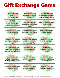 Free Gift Exchange Game Printable Christmas Gift Games Family Christmas Party Christmas Gift Exchange Games