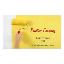 Painting Company Painter Interior Designer Business Card Zazzle Com In 2020 Interior Designer Business Card Graphic Design Business Card Business Card Design