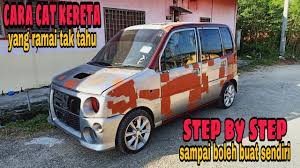 Panduan mendapatkan kod warna dan nama warna kereta dengan betul. Cara Cat Kereta Repaint Kenari Part 1 Youtube