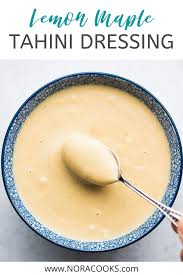 Lemon Tahini Dressing Nora Cooks Vegan Lemon Tahini Dressing Made With Just 3 Ingredients Pou In 2020 Salatdressing Rezept Salatdressing Rezepte Ideen Furs Essen