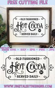 Free Old Fashioned Hot Cocoa Svg Digitalistdesigns