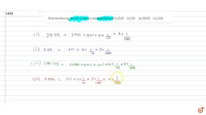 Place values up to thousandths are included here making them ideal for 4th grade and 5th grade practice. Write The Following Decimal Numbers In The Expanded Form I 20 03