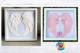 Layered Angel Wings Cut File Special Heart Studio