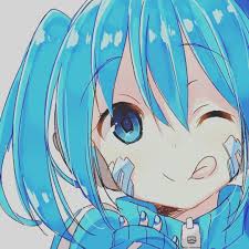 Freetoedit aesthetic anime icon sticker by. Anime Aesthetic Girl Blue Cute766