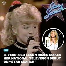 LeAnn Rimes was only 8 years old when she made her television debut