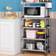 What's the first thing that you notice when you place those it especially comes with segmented portions being its biggest positives. Multi Layer Stainless Steel Kitchen Rack Floor Type Microwave Oven Shelf Storage Rack Pot Oven Home Space Organizer Racks Holders Aliexpress