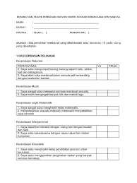Assalamualaikum w.b.t dan salam sejahtera. Borang Soal Selidik Kecerdasan Emosi Pdf