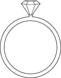 Black And White Diamond Ring Clipart Diamond Shape Diamond Shape On Wedding Ring Coloring Pages Diamond Outline Precious Stones Rings Pink Wedding Rings