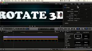 You can save a huge amount of time or add something extra to your edit in seconds using our templates. Pro Tip Add 3d Text In Final Cut Pro X