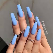 This stylish hue adds a pop of color to winter's gray sky and flurry afternoons. 4 Ways To Wear The Baby Blue Nail Designs In 2020