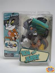 9 piece tom and jerry figurine birthday cake topper, tom and jerry figure collection playset doll toy, cake decoration. 2006 Mcfarlane Toys Hanna Barbera Series 2 Tom And Jerry 1b