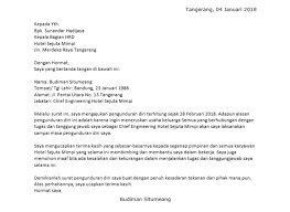Contoh Surat Pengunduran Diri Dari Hotel Dalam Bahasa Inggris Download Kumpulan Gambar