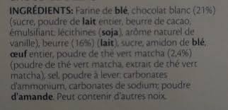 Les Delices The Matcha Chocolat Blanc Jules Destrooper 60 G 2 12 Oz