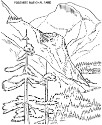 Usa Printables Half Dome Coloring Page Yosemite National Park Coloring Pages Coloring Books Abstract Coloring Pages