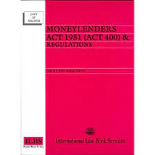 These are to be spelt out in amendments to the moneylenders act, with an eye on penetrating loan shark syndicates to stop their unrelenting and ruthless methods in getting borrowers to pay approaching potential. Moneylenders Act 1951 Regulations