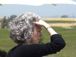 The Lovely Grey Hair Hair Styles Grey Curly Hair Curly Hair Styles