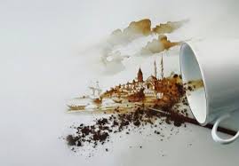 Incredible Miniature Paintings Coffee Artwork Coffee Art Painting Food Painting