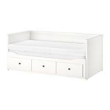 hemnes divan 3sertare 2saltele alb malfors fermitate medie 80x200 cm ikea in 2021 hemnes hemnes day bed day bed frame