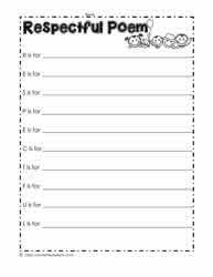 This means having the ability to explain how an author supports his or her main ideas with specific reasons or evidence. Respect Worksheets