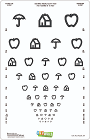 Eyewalls Peel Stick Proportional Spaced Translucent Distance Chart